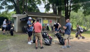 golf tournament group